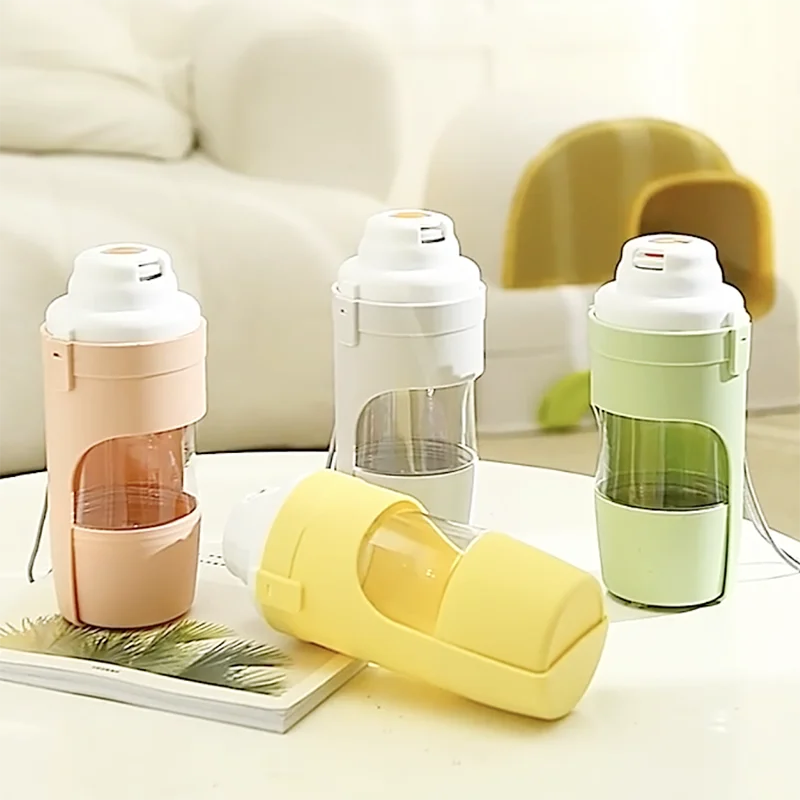 Gourde de Voyage pour Animaux — 2 en 1 Eau & Croquettes