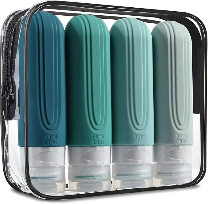 Lot de Flacons de Voyage - Format Cabine