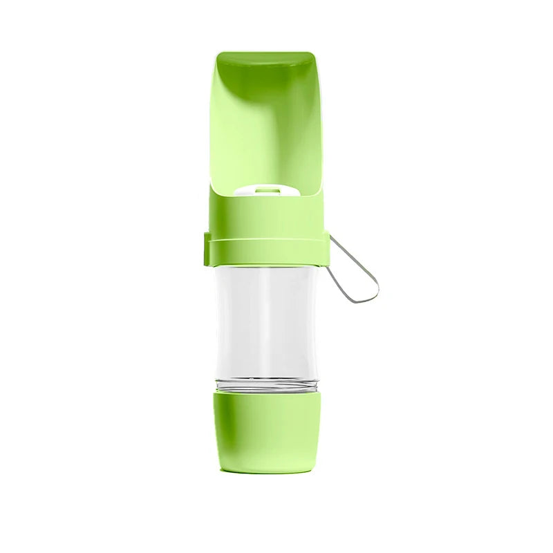 Gourde de Voyage pour Animaux — 2 en 1 Eau & Croquettes