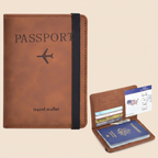 Porte-Passeport RFID Cuir Vegan