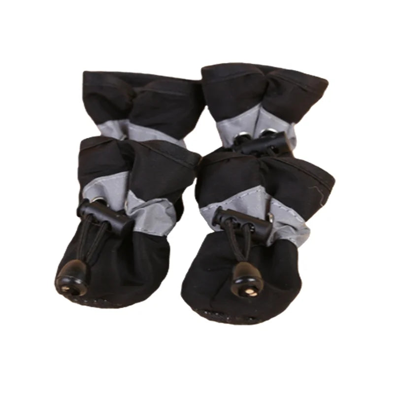 Bottines Anti-Dérapantes pour Chien - Lot de 4 Protège-Pattes Imperméables
