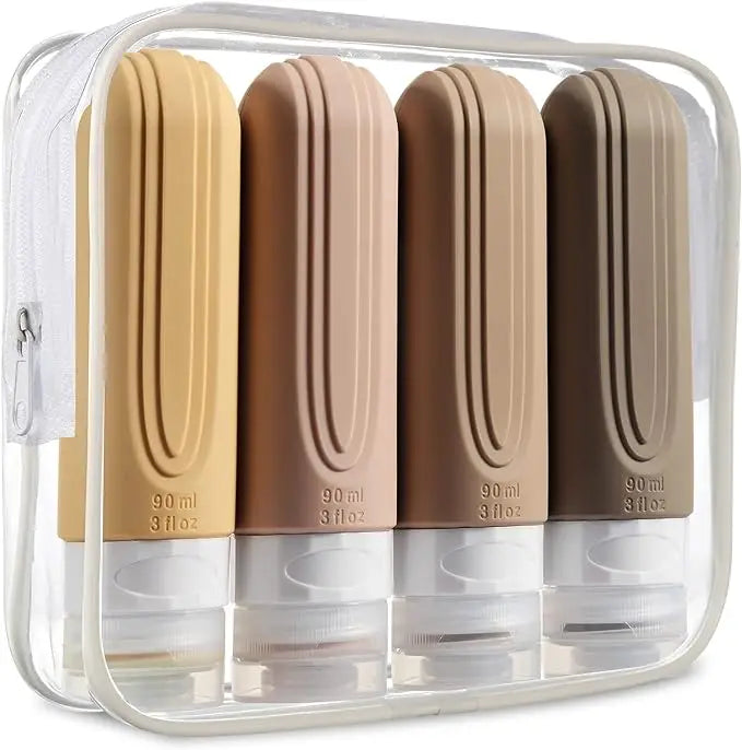 Lot de Flacons de Voyage - Format Cabine