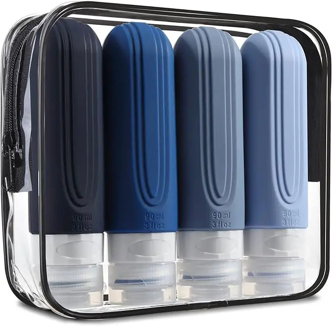 Lot de Flacons de Voyage - Format Cabine