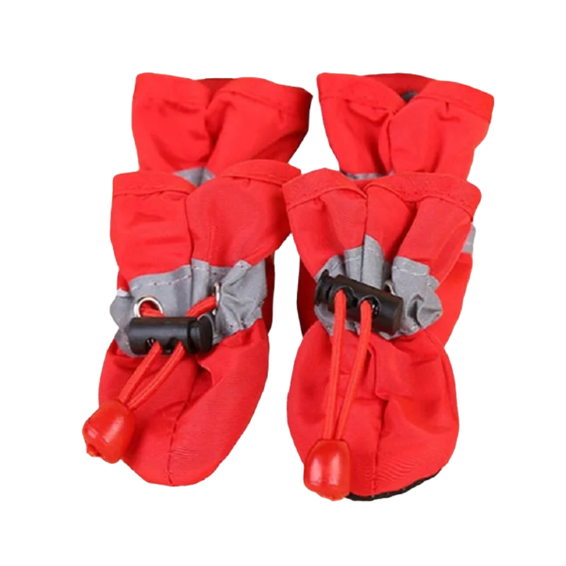 Bottines Anti-Dérapantes pour Chien - Lot de 4 Protège-Pattes Imperméables