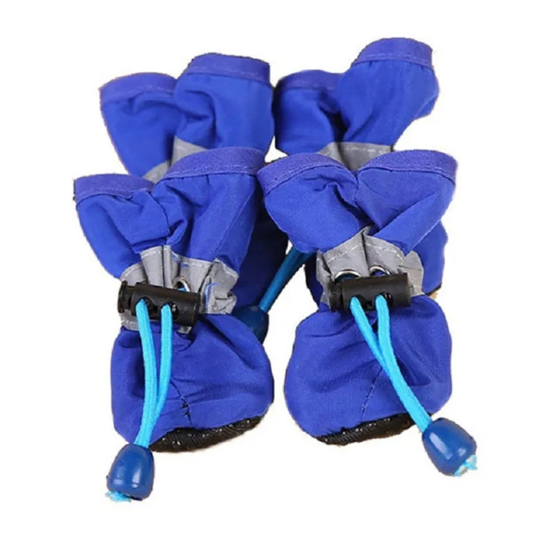 Bottines Anti-Dérapantes pour Chien - Lot de 4 Protège-Pattes Imperméables