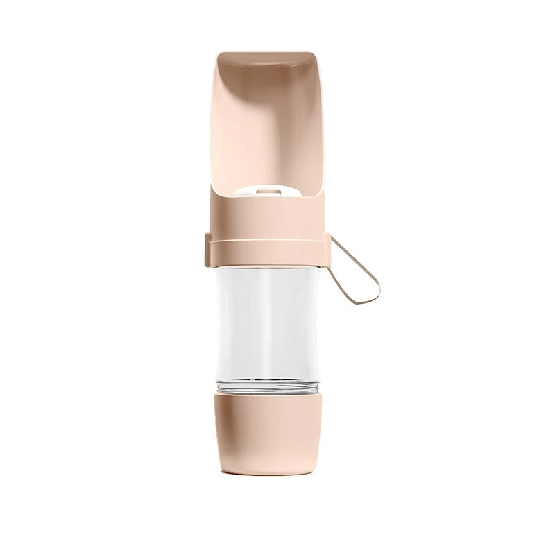 Gourde de Voyage pour Animaux — 2 en 1 Eau & Croquettes