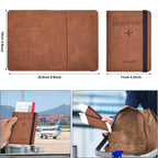 Porte-Passeport RFID Cuir Vegan