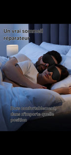 Masque de Sommeil Ajustable — Respirant & Confortable
