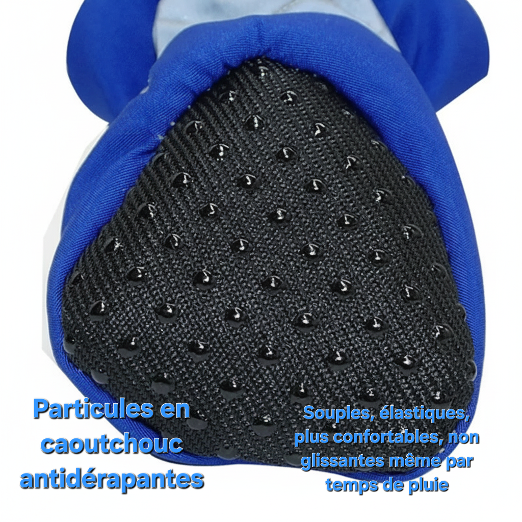 Bottines Anti-Dérapantes pour Chien - Lot de 4 Protège-Pattes Imperméables