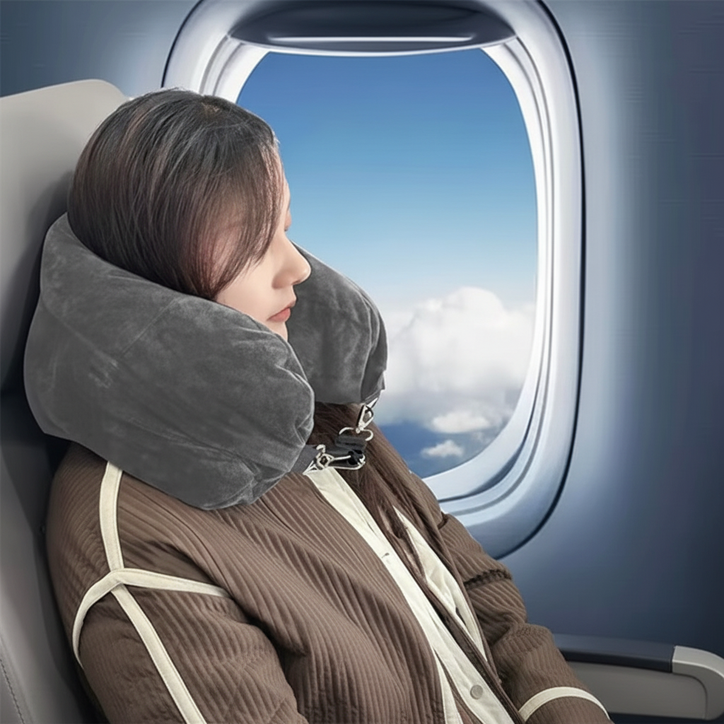Coussin de Voyage 2-en-1